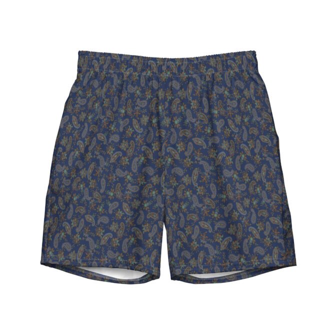 Men's Swimwear with Indian Motif - Stylish Summer Beachwear